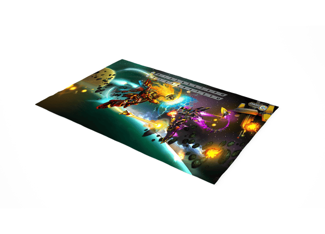 Gamers Guild AZ Chrono Core TCG Chrono Core TCG: Playmat - Basilisk vs. Tiamut (Pre-Order) Southern Hobby