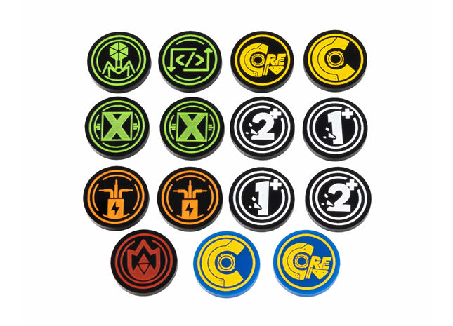 Gamers Guild AZ Chrono Core TCG Chrono Core TCG: Premium Acrylic Token Set (Pre-Order) Southern Hobby