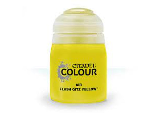 Gamers Guild AZ Citadel Citadel Paint: Air - Flash Gitz Yellow (24ml) Games-Workshop