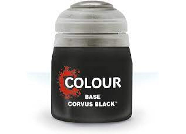 Gamers Guild AZ Citadel Citadel Paint: Base - Corvus Black (12ml) Games-Workshop