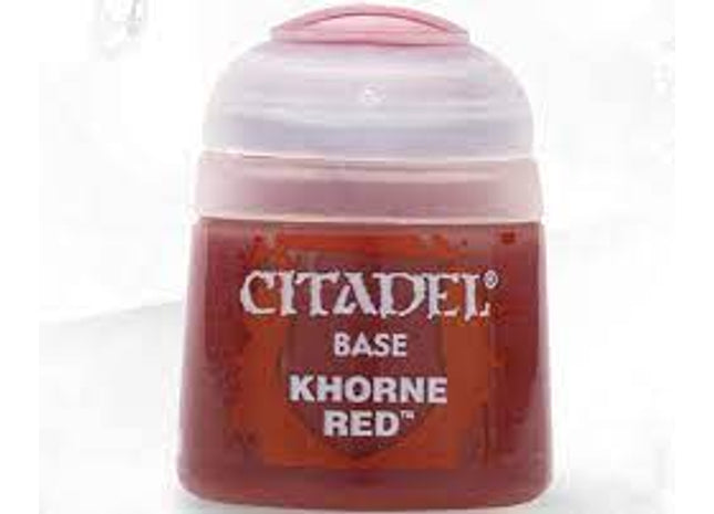 Gamers Guild AZ Citadel Citadel Paint: Base - Khorne Red (12ml) Games-Workshop