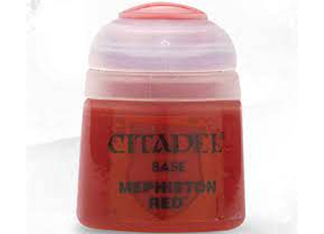 Gamers Guild AZ Citadel Citadel Paint: Base - Mephiston Red (12ml) Games-Workshop
