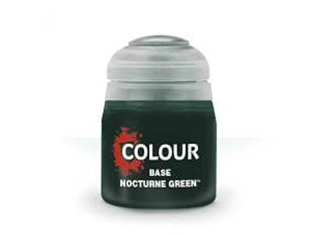 Gamers Guild AZ Citadel Citadel Paint: Base - Nocturne Green (12ml) Games-Workshop