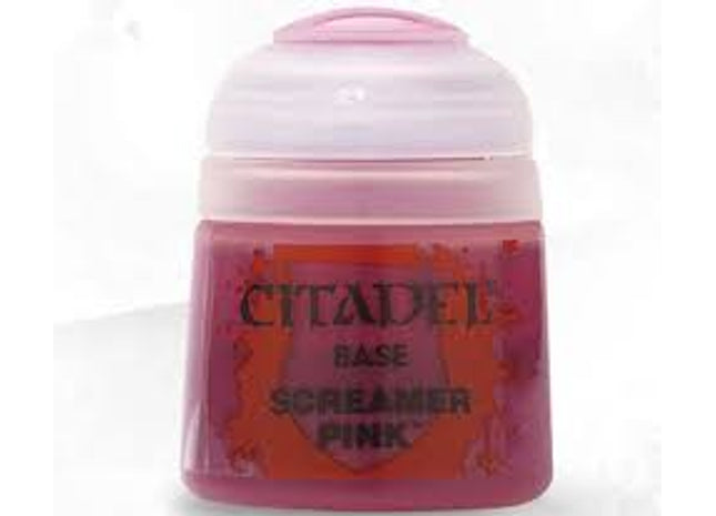 Gamers Guild AZ Citadel Citadel Paint: Base - Screamer Pink (12ml) Games-Workshop
