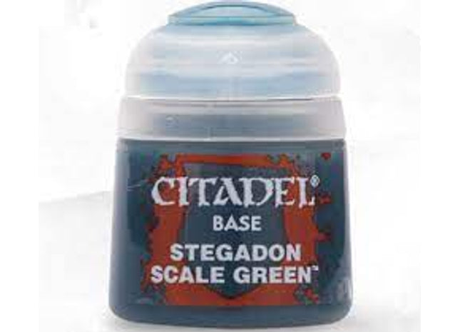 Gamers Guild AZ Citadel Citadel Paint: Base - Stegadon Scale Green (12ml) Games-Workshop