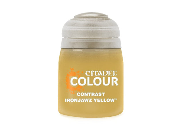 Gamers Guild AZ Citadel Citadel Paint: Contrast - Ironjawz Yellow (18ml) Games-Workshop