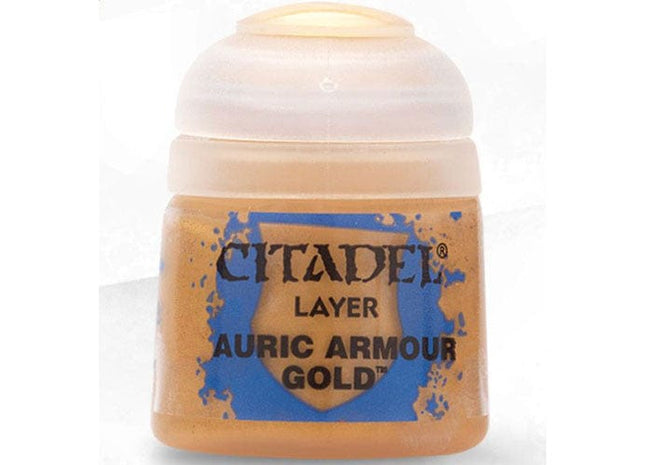 Gamers Guild AZ Citadel Citadel Paint: Layer - Auric Armour Gold (12ml) Games-Workshop