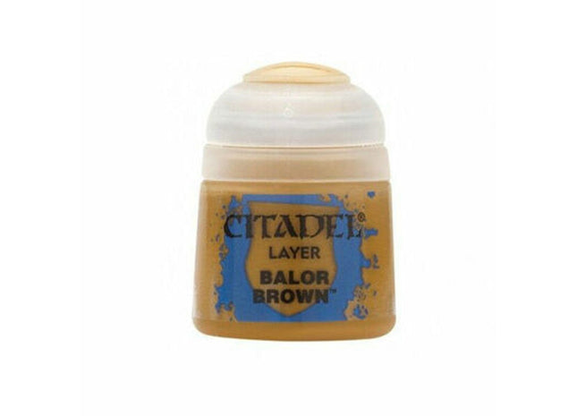 Gamers Guild AZ Citadel Citadel Paint: Layer - Balor Brown (12ml) Games-Workshop