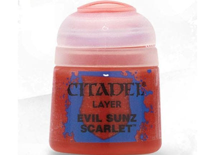Gamers Guild AZ Citadel Citadel Paint: Layer - Evil Sunz Scarlet (12ml) Games-Workshop