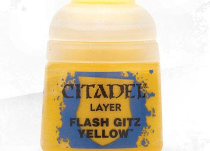 Gamers Guild AZ Citadel Citadel Paint: Layer - Flash Gitz Yellow (12ml) Games-Workshop