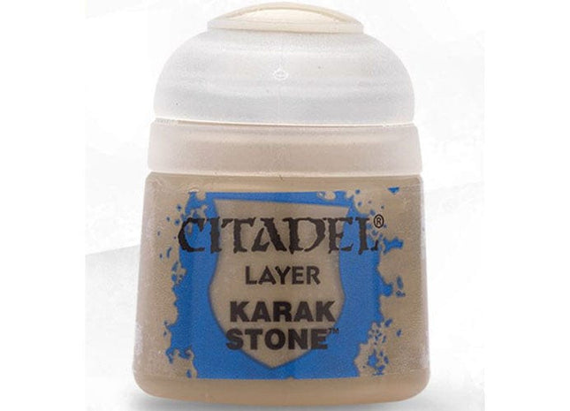 Gamers Guild AZ Citadel Citadel Paint: Layer - Karak Stone (12ml) Games-Workshop