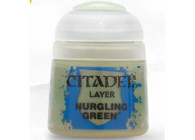 Gamers Guild AZ Citadel Citadel Paint: Layer - Nurgling Green (12ml) Games-Workshop