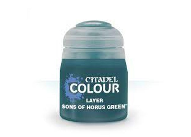 Gamers Guild AZ Citadel Citadel Paint: Layer - Sons of Horus Green (12ml) Games-Workshop