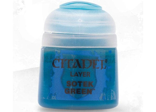 Gamers Guild AZ Citadel Citadel Paint: Layer - Sotek Green (12ml) Games-Workshop