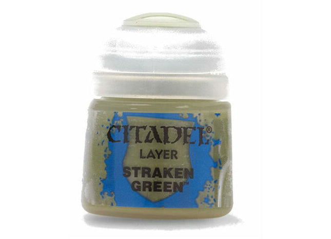 Gamers Guild AZ Citadel Citadel Paint: Layer - Straken Green (12ml) Games-Workshop