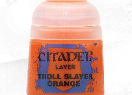 Gamers Guild AZ Citadel Citadel Paint: Layer - Troll Slayer Orange (12ml) Games-Workshop