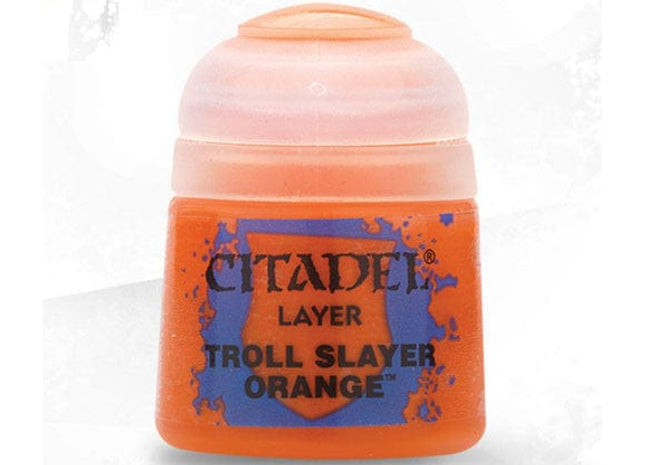 Gamers Guild AZ Citadel Citadel Paint: Layer - Troll Slayer Orange (12ml) Games-Workshop