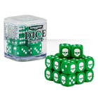 Gamers Guild AZ Citadel Warhammer: 12mm Dice Cube (Green) Games-Workshop