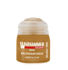 Gamers Guild AZ Citadel Warhammer Colour Paint: Base - Balthasar Gold (12ml) Games-Workshop