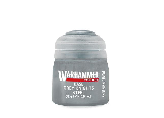 Gamers Guild AZ Citadel Warhammer Colour Paint: Base - Grey Knights Steel (12ml) Games-Workshop