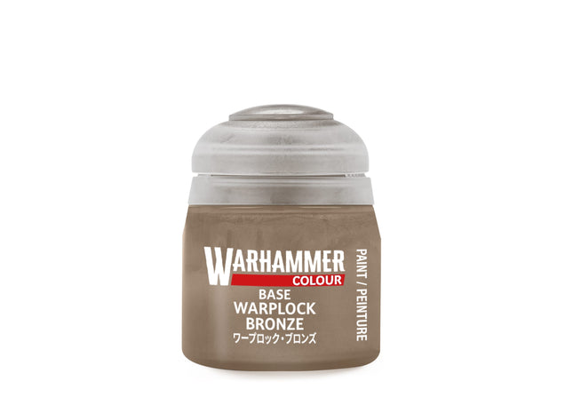 Gamers Guild AZ Citadel Warhammer Colour Paint: Base - Warplock Bronze (12ml) Games-Workshop