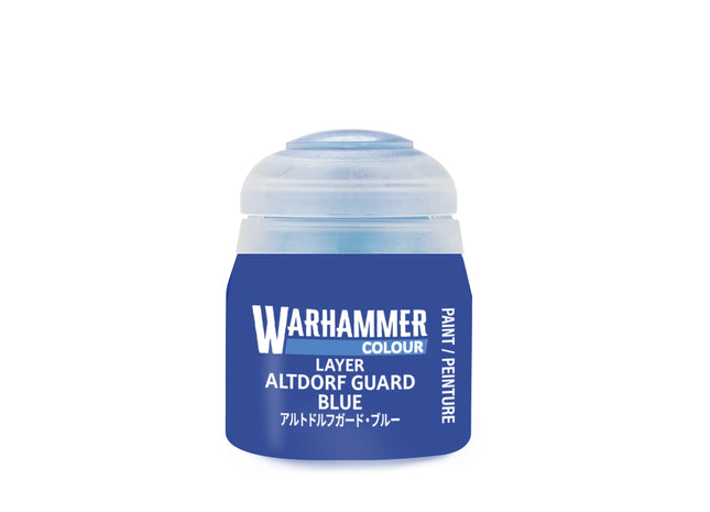 Gamers Guild AZ Citadel Warhammer Colour Paint: Layer - Altdorf Guard Blue (12ml) Games-Workshop