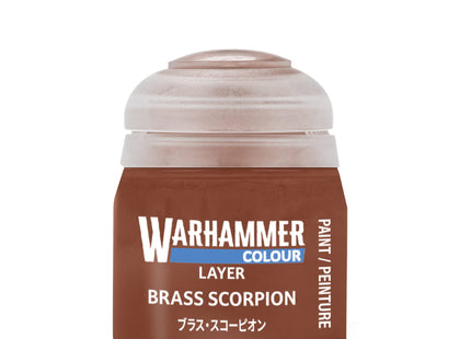 Gamers Guild AZ Citadel Warhammer Colour Paint: Layer - Brass Scorpion (12ml) Games-Workshop