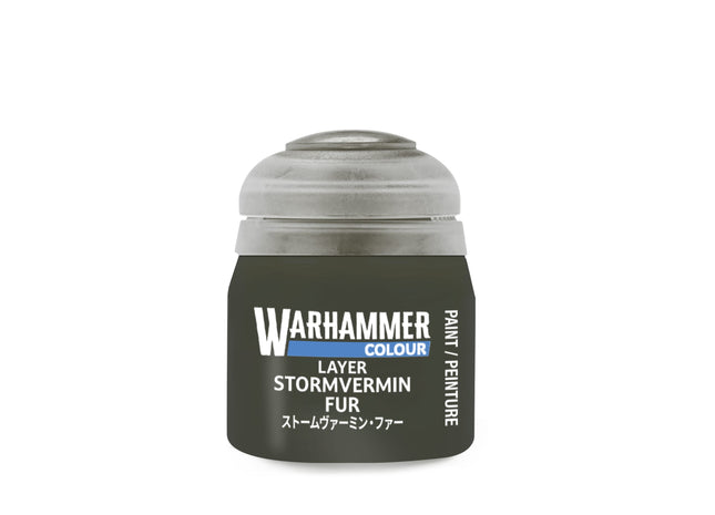Gamers Guild AZ Citadel Warhammer Colour Paint: Layer - Stormvermin Fur (12ml) Games-Workshop