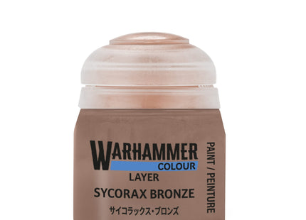 Gamers Guild AZ Citadel Warhammer Colour Paint: Layer - Sycorax Bronze (12ml) Games-Workshop