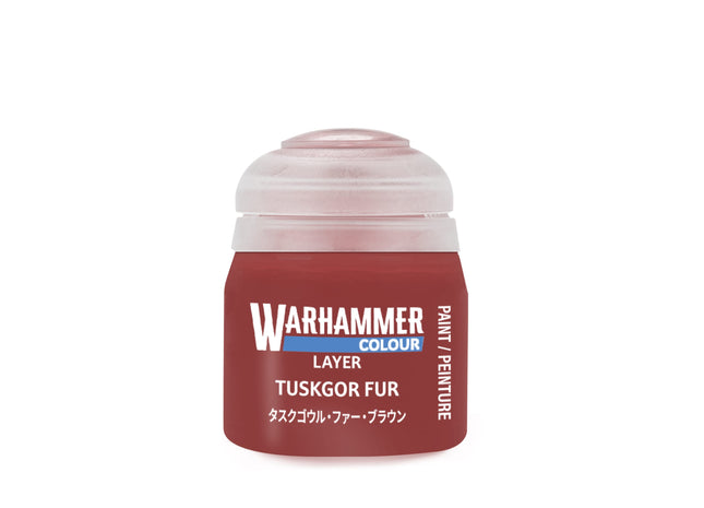 Gamers Guild AZ Citadel Warhammer Colour Paint: Layer - Tuskgor Fur (12ml) Games-Workshop