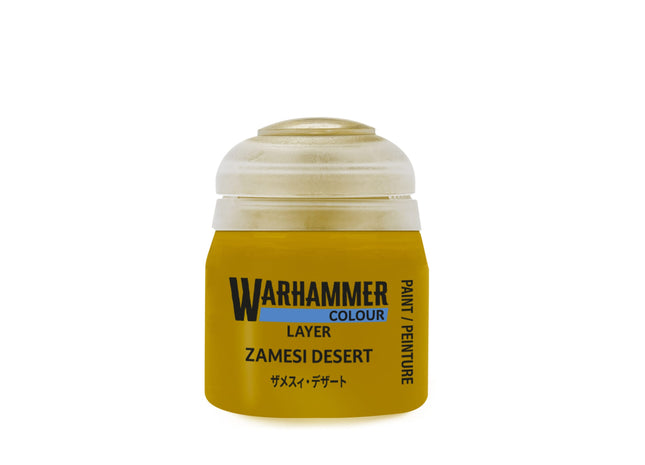 Gamers Guild AZ Citadel Warhammer Colour Paint: Layer - Zamesi Desert (12ml) Games-Workshop