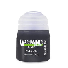 Gamers Guild AZ Citadel Warhammer Colour Paint: Shade - Nuln Oil (18ml) Games-Workshop