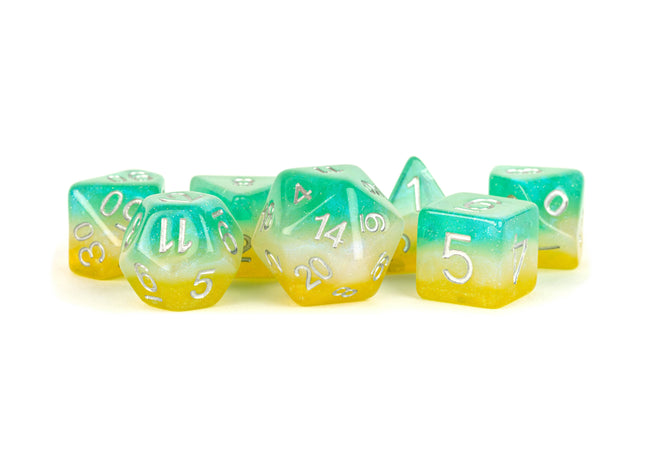 Gamers Guild AZ Clearance Clearance - 7-Die Set 16mm: Layered Stardust Tropics - Black Friday Clearance