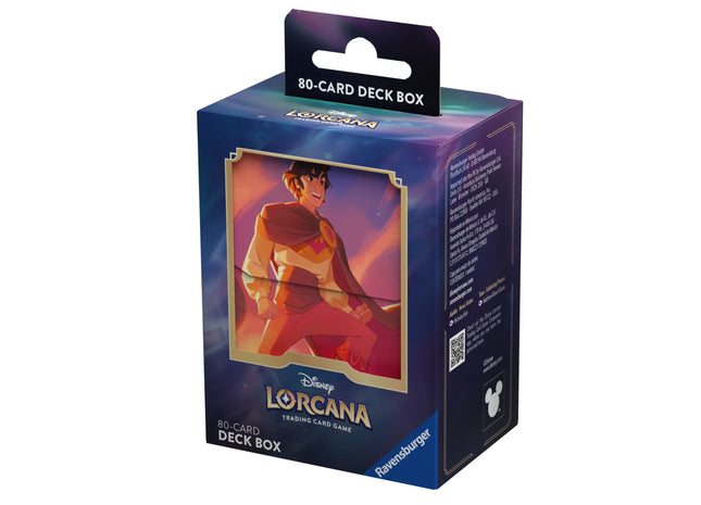 Gamers Guild AZ Clearance Clearance - Disney Lorcana: Deck Box - Aladdin - Black Friday Clearance