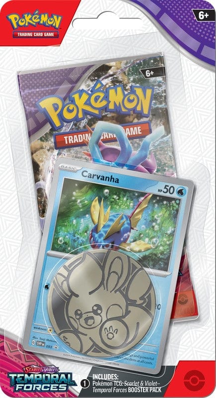 Pokemon: Scarlet and Violet 5 Temporal Forces - Checklane Blister: Car Gamers Guild AZ Pokemon: Scarlet and Violet 5 Temporal Forces - Checklane Blister: Car Gamers Guild AZ