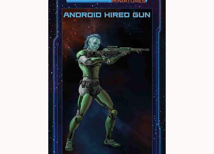 Gamers Guild AZ Clearance Starfinder Masterclass Miniatures - Android Hired Gun - Black Friday Discontinue