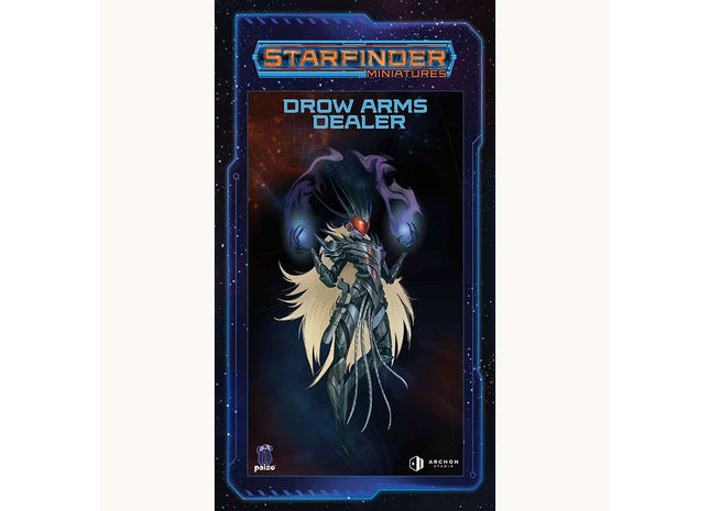 Gamers Guild AZ Clearance Starfinder Masterclass Miniatures - Drow Arms Dealer - Black Friday Discontinue