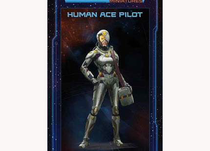 Gamers Guild AZ Clearance Starfinder Masterclass Miniatures - Human Ace Pilot - Black Friday Discontinue