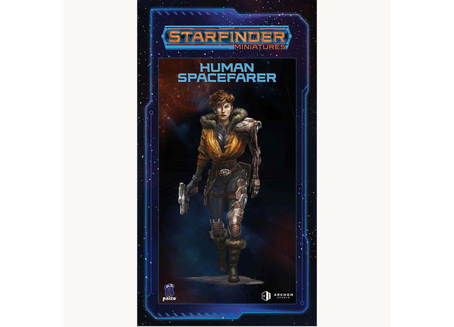 Gamers Guild AZ Clearance Starfinder Masterclass Miniatures - Human Spacefarer - Black Friday Discontinue