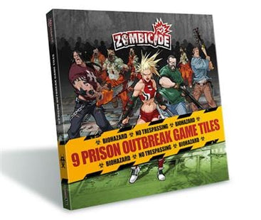 Gamers Guild AZ CMON Zombicide: Prison Outbreak 9 Double Sided Game Tiles Asmodee