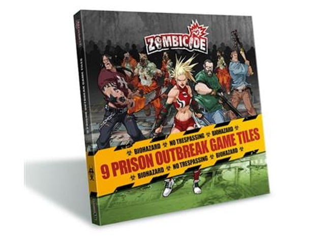Gamers Guild AZ CMON Zombicide: Prison Outbreak 9 Double Sided Game Tiles - Black Friday Discontinue