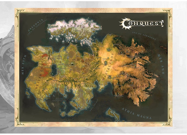 Gamers Guild AZ Conquest Conquest: Conquest Cloth Map (Pre-order) Para-Bellum Games
