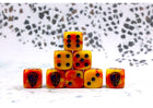 Gamers Guild AZ Conquest Conquest: Hundred Kingdom Faction Dice On Red Swirl Para-Bellum Games