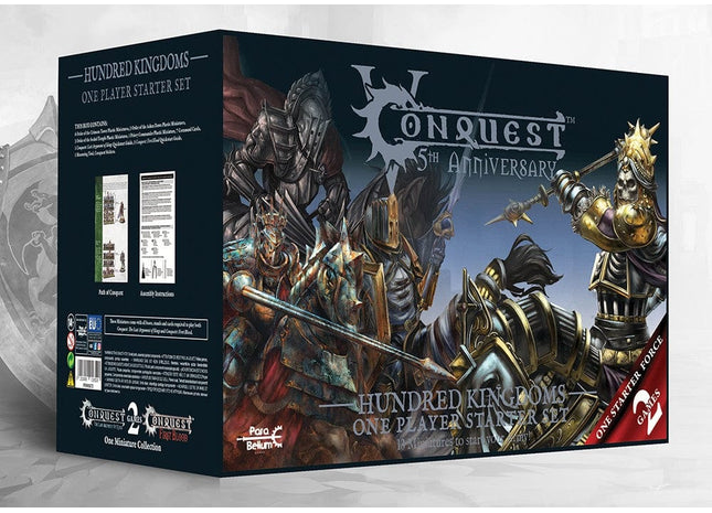 Gamers Guild AZ Conquest Conquest: Hundred Kingdoms: Conquest 5th Anniversary Supercharged Starter Set (Pre-order) Para Bellum Games