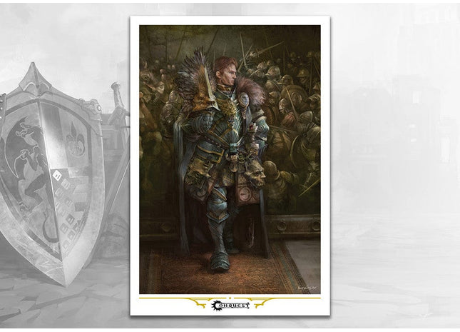Gamers Guild AZ Conquest Conquest Iconic Art Print - Hundred Kingdoms, The Knighting of Prince Fredrik Discontinue