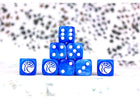 Gamers Guild AZ Conquest Conquest: Nords Faction Dice On Bright Blue Swirl Para-Bellum Games