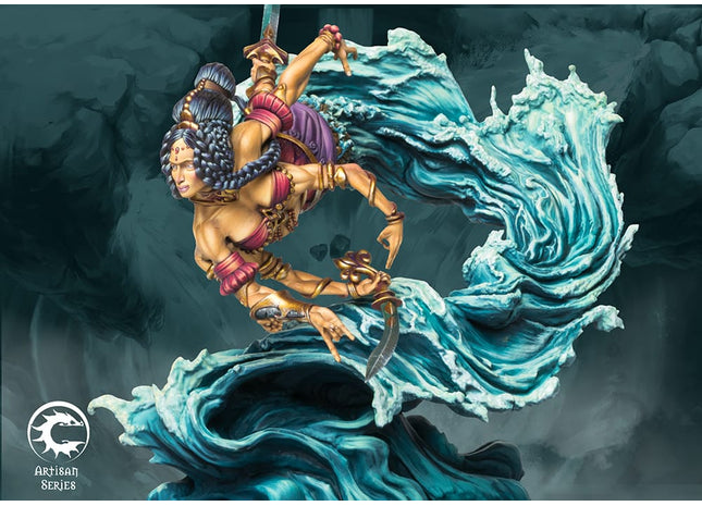 Gamers Guild AZ Conquest Conquest: Sorcerer Kings - Marid Apsara Artisan Series (Pre-Order) Para Bellum Games