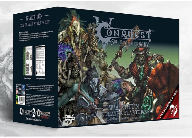 Gamers Guild AZ Conquest Conquest: W’adrhŭn - 5th Anniversary Supercharged Starter Set (Pre-Order) Para Bellum Games