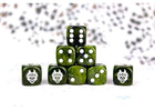 Gamers Guild AZ Conquest Conquest: W’adrhŭn Faction Dice On Green Swirl Para-Bellum Games