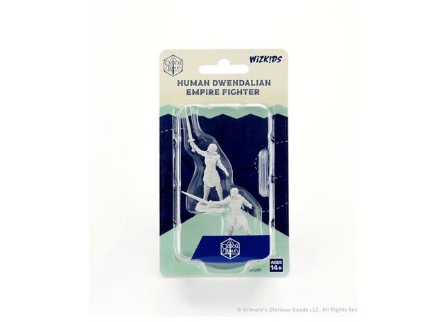 Gamers Guild AZ Critical Role WZK90386 Critical Role Minis: Wave 1 - Human Dwendalian Empire Fighter Female Southern Hobby